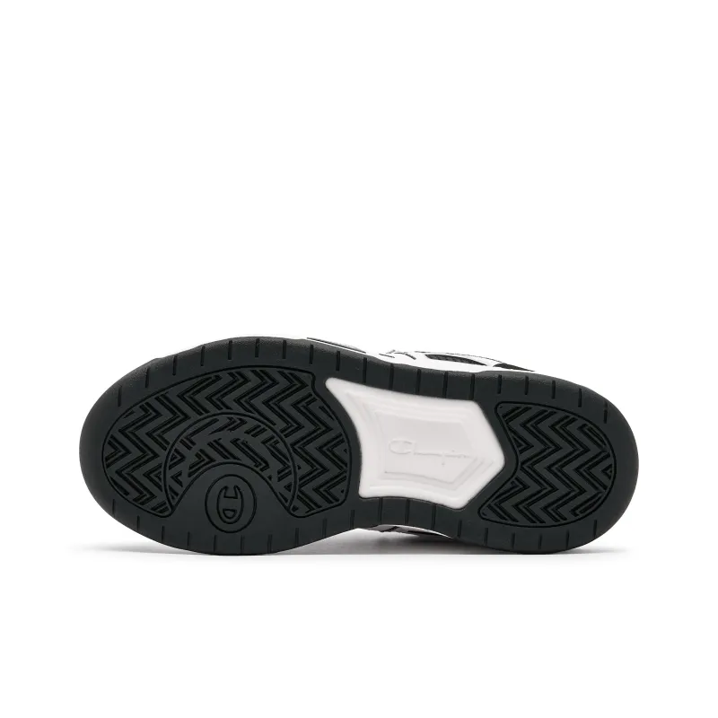 Champion Low Top Skateboard Shoes Women's Black White-4