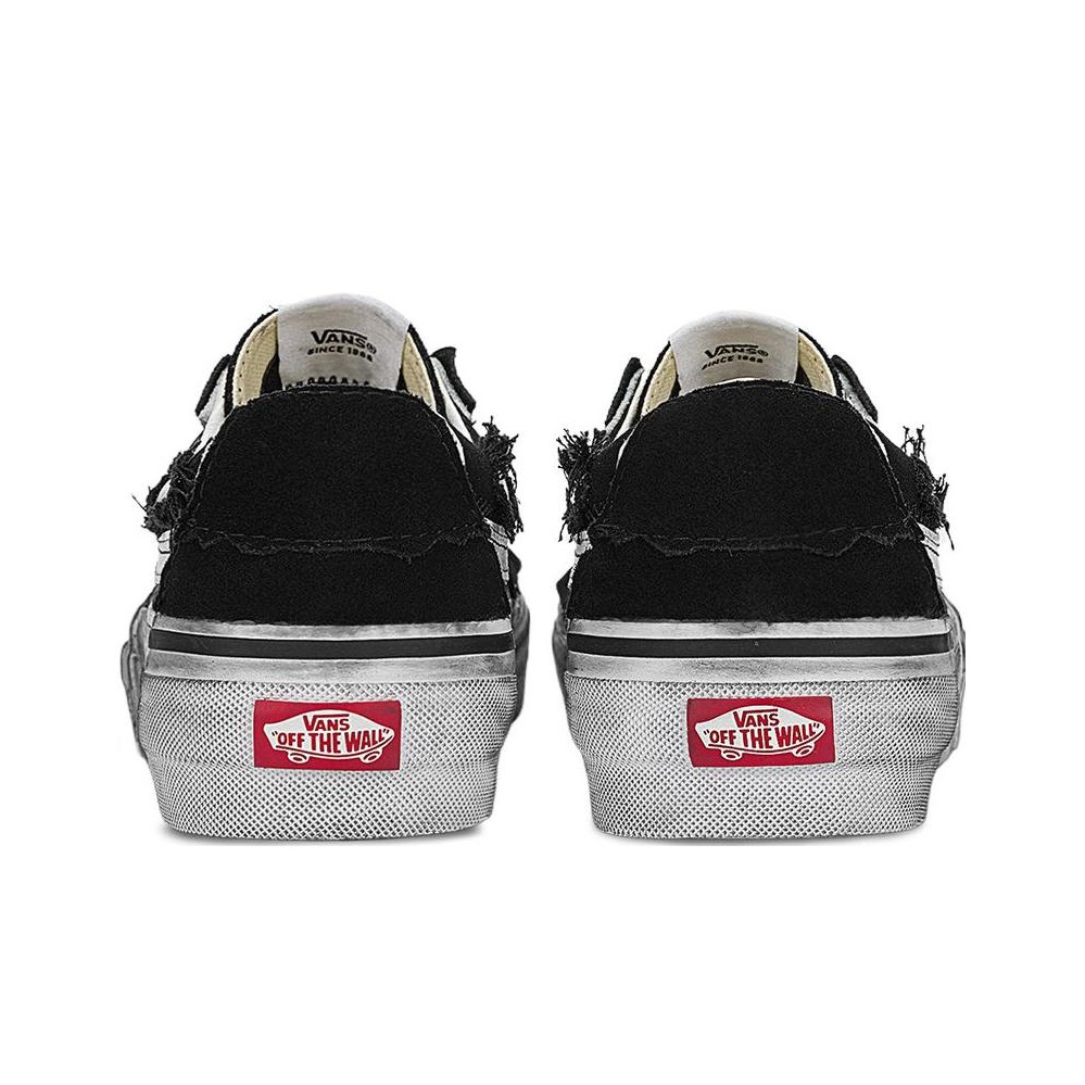 Vans SK8-Low Reconstruct 'Black White' - POIZON