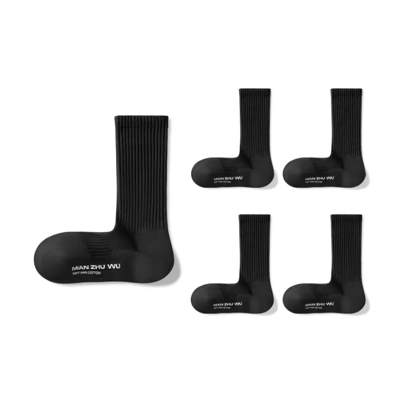 B&C.Room Mid Calf Socks Men's 5 Pack-5
