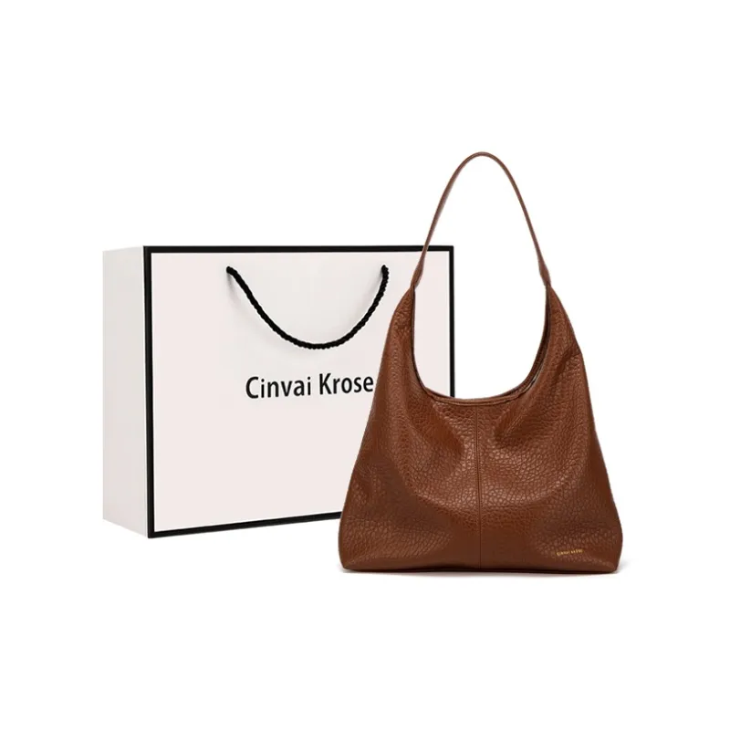 Simvay Clos PU One Shoulder Tote Tote Bag Shopping Bag Shoulder Bag Large Size Women's Ecru/Black/Coffee Brown-13