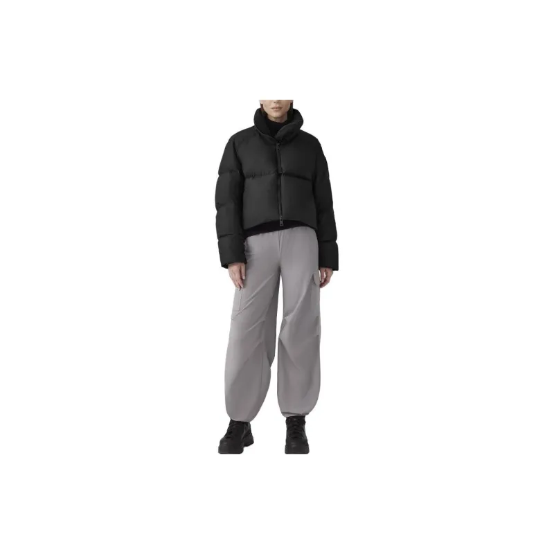 Canada Goose Garnet Zip-Up Cropped Puffer Jacket-1
