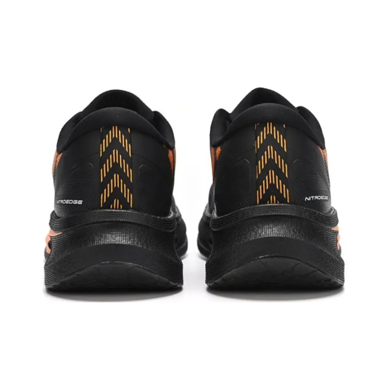 Anta Champion Running Shoes 2nd Generation Low-Top Running Shoes Men's Black Orange-4