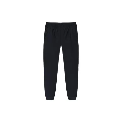 ANTA Champion All Weather Series Knitted Sweatpants Men Black