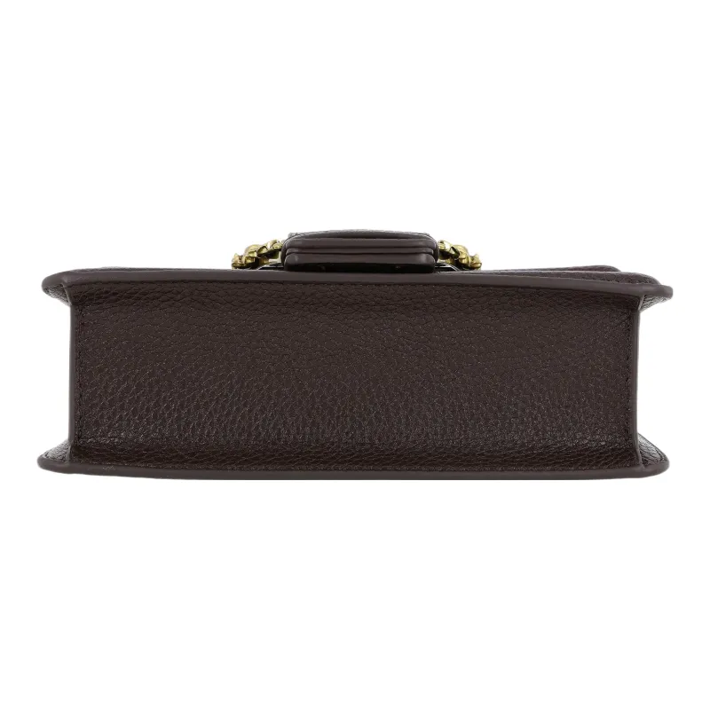 VERSACE JEANS COUTURE Polyurethane Portable Crossbody Bag, Shoulder Bag Women's Brown-4