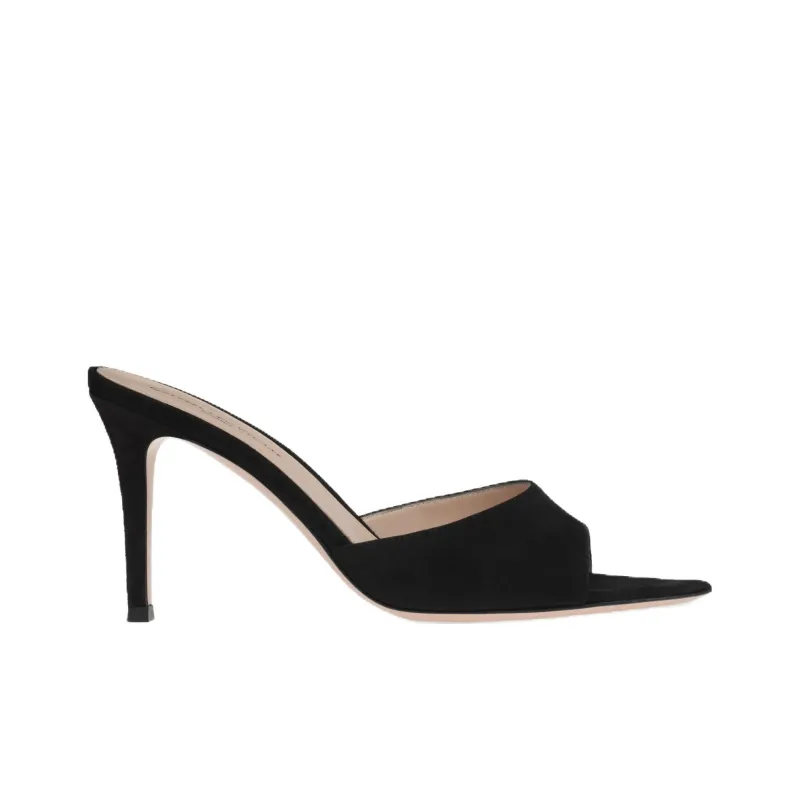 GIANVITO ROSSI Elle 85mm Suede Mules-1