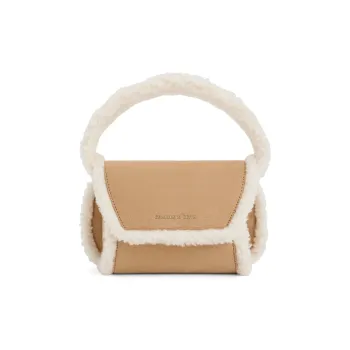 CHARLES&KEITH Polyurethane Small CK Bag Crossbody Bag Handbag Small Size Women's Camel Camel