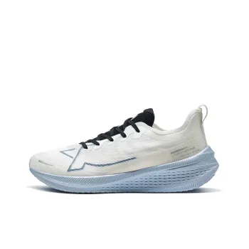 XTEP Two Thousand Kilometers 1.0 Anti Slip Wear Resistant Low Top Long Distance Running Shoes Men's Sail White