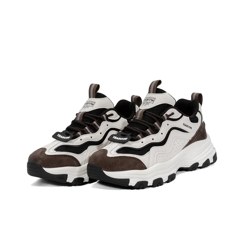 YEARCON Height Increasing Lightweight Low Top Chunky Sneakers Women's-6