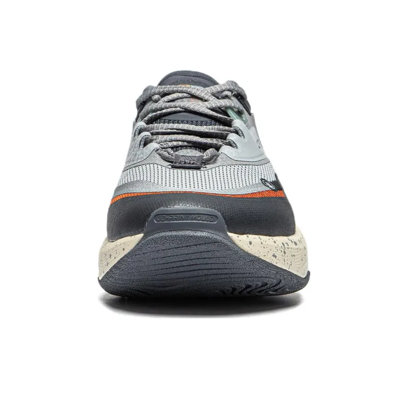 LINING Soft Warm Fleece Sneakers 'Grey Orange'-4