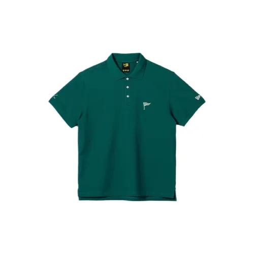 New Era Polo Shirts Men Green