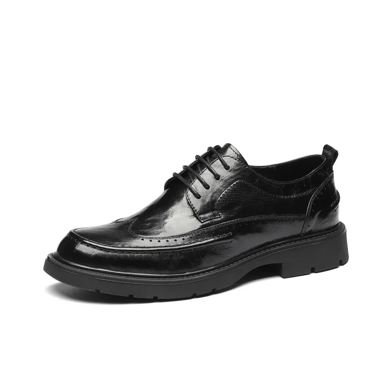 15 MINS Dress Shoes Wedding Shoes Men's Black-1