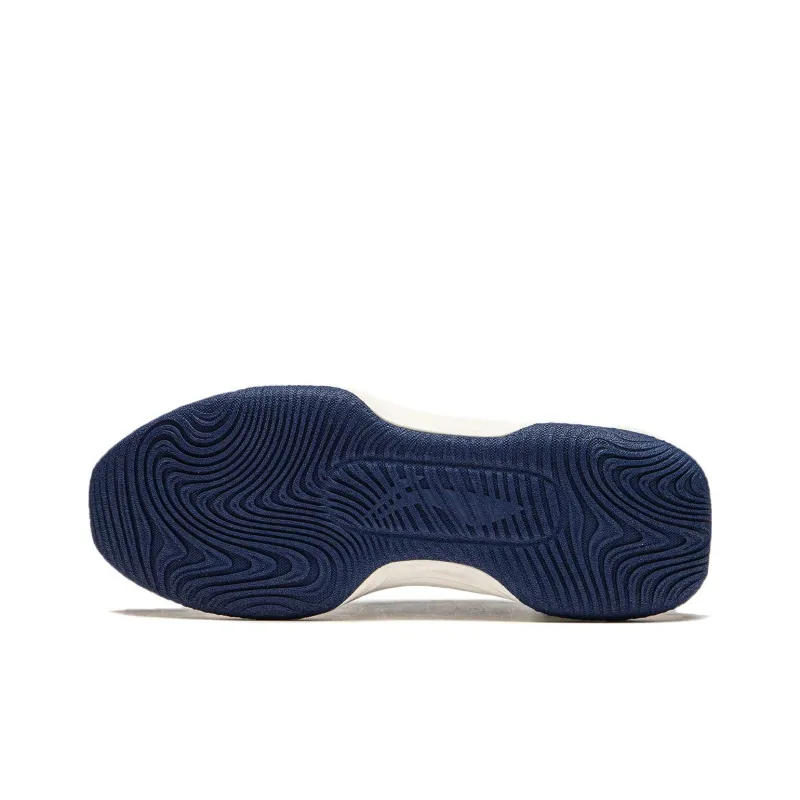 LiNing SOFT WARM Anti Slip Wear Resistant Low Top Casual Shoes Men's Soft Grey Blue Dark Ship Blue-6