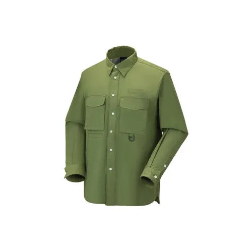 JACK WOLFSKIN City Outdoor Collection Sun Protection Clothing Men Moss Green/5107