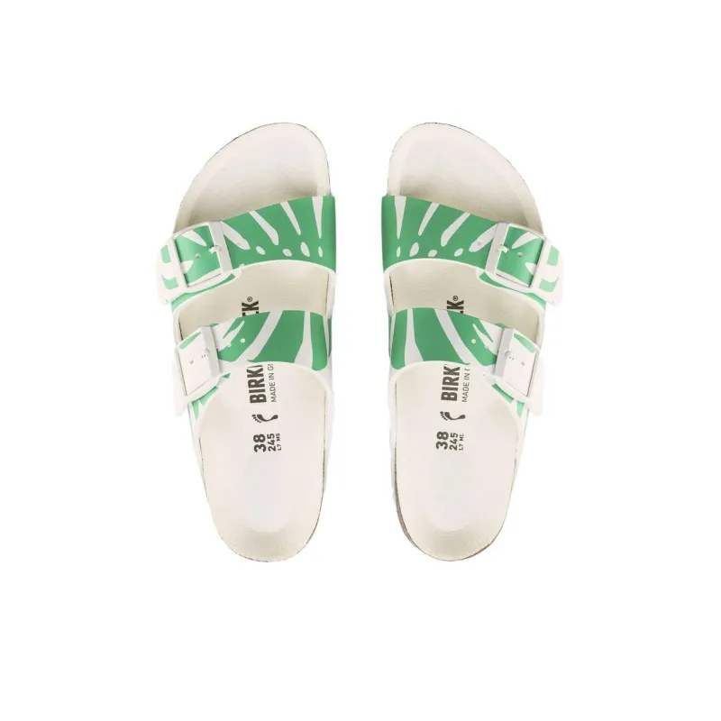 Birkenstock Slide Slippers Women's Light Green-3