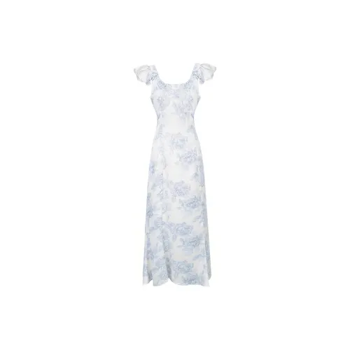 Xu Daqing Sleeveless Dresses Women's Blue And White Porcelain