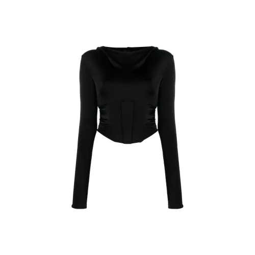 Misbhv Corset-style Hooded Top