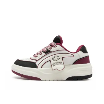 Champion Low Top Skateboard Shoes Unisex Dark Red