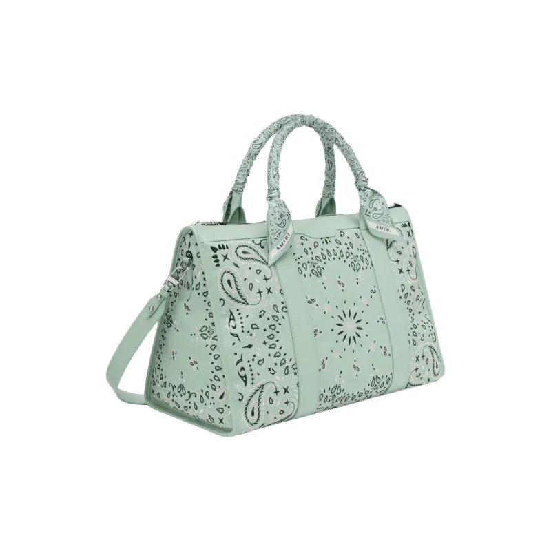 AMIRI Nappa Leather Shoulder Bag Crossbody Bag Handbag Regular Unisex Frost Green-1