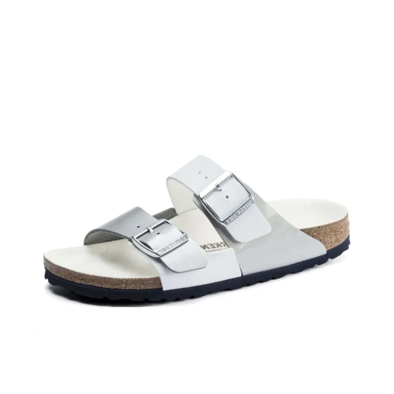 Birkenstock Slide Slippers Unisex Silver-2