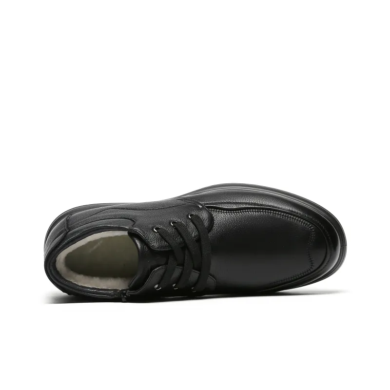SOBB Dress Shoes Men Low Top Black-4