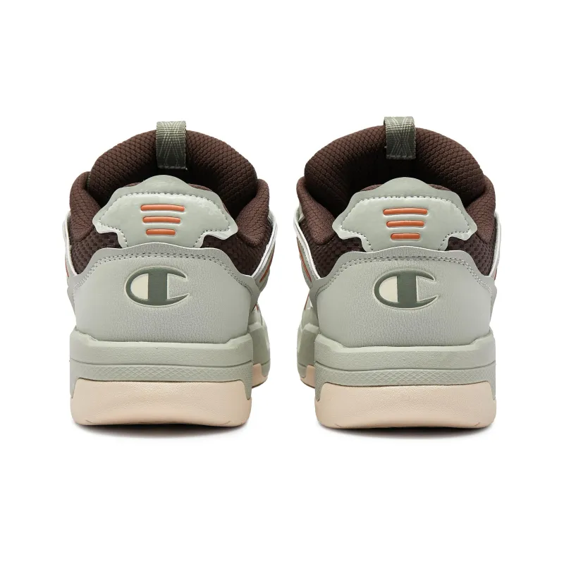 Champion Mix Skate V1 Low Top Skateboard Shoes Men's Dark Green-3