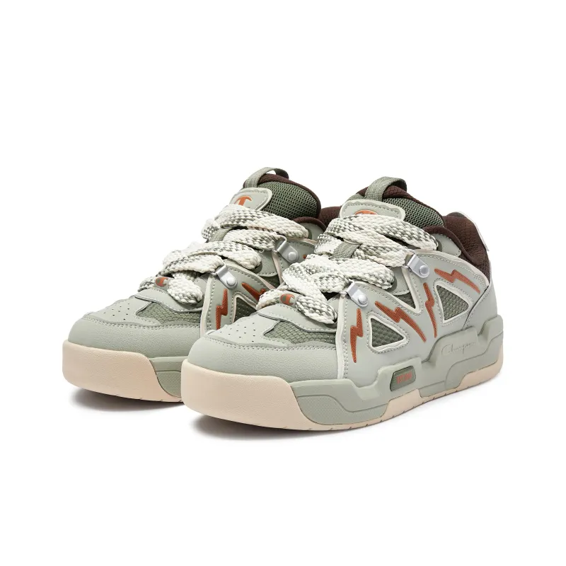 Champion Mix Skate V1 Low Top Skateboard Shoes Men's Dark Green-2