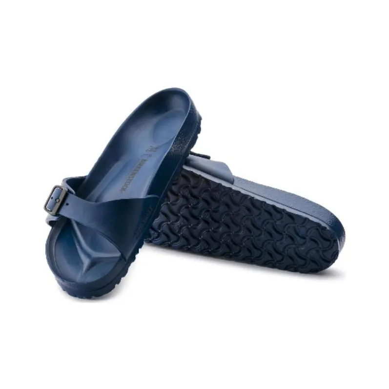 Birkenstock Madrid Abrasion-Resistant Slide Slippers Unisex Marine Blue-6