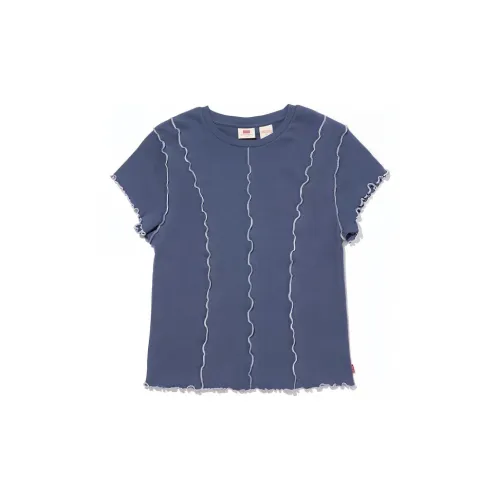 Levis T-Shirts Women's Blue