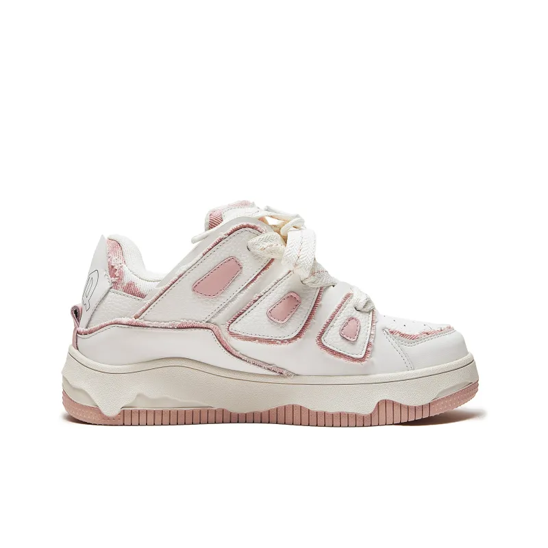 MQMS Dream Fresh Series Platform, Puffy Shoes Skateboard Shoes Unisex Gesang Pink-1