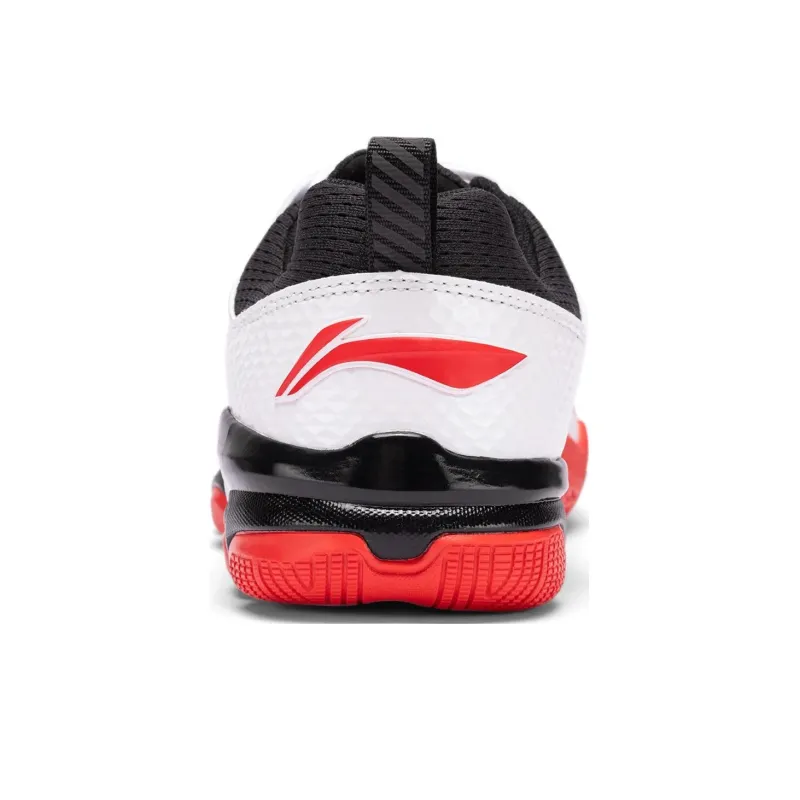 LiNing Sonic Boom OP Wear-Resistant Low-Top Training Shoes Men's White Black-3