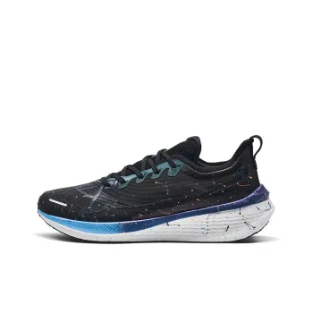 XTEP Two Thousand Kilometers 1.0 Wear resistant And Lightweight Low Top Running Shoes Men's Black Ink Teal