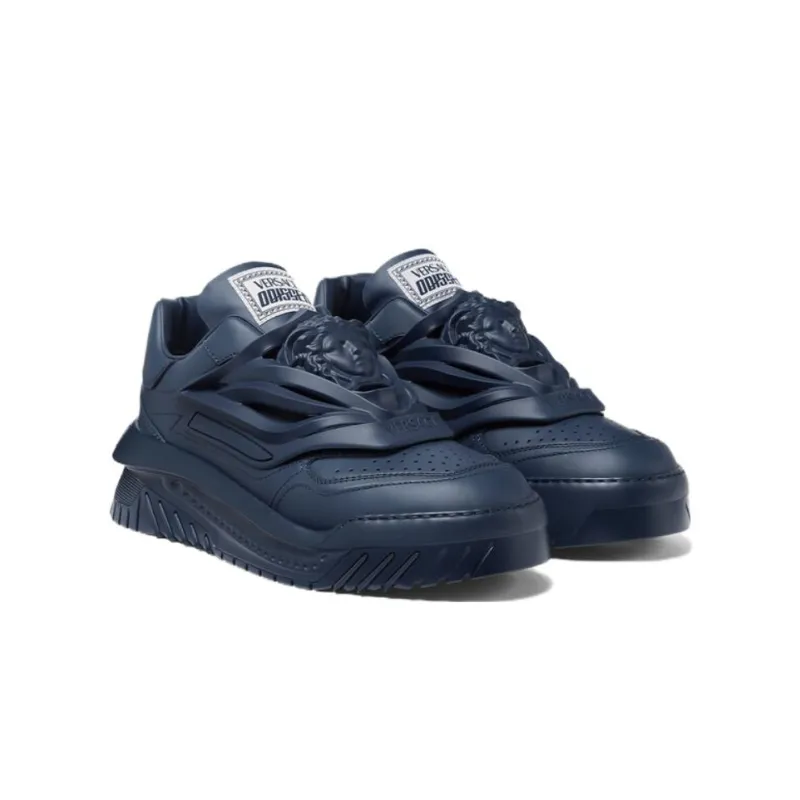 VERSACE Odissea Chunky Leather Sneakers-5
