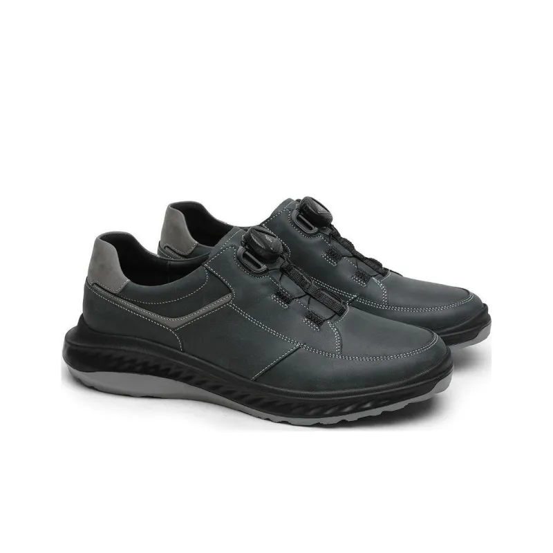 CROWN Abrasion Resistant Low Top Casual Shoes Men's Dark Gray-1