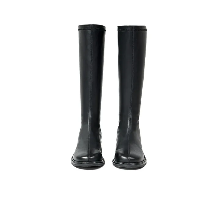 PT'SON Knee high Boots 4cm Women's-21