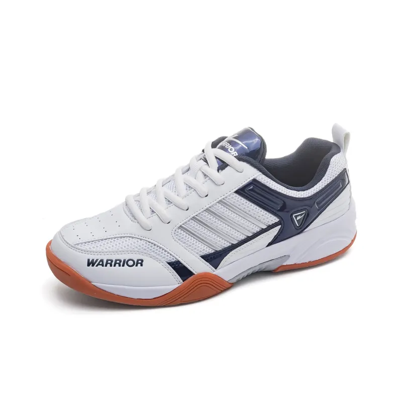 Warrior Shock Absorbers Slip Resistant, Abrasion Resistant, Lightweight Low Top Training Shoes Unisex Blue White-1