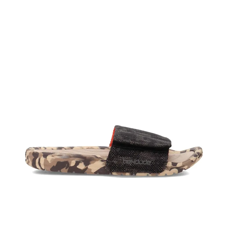 Heydude Slide Slippers Men's Black Multicolor-1