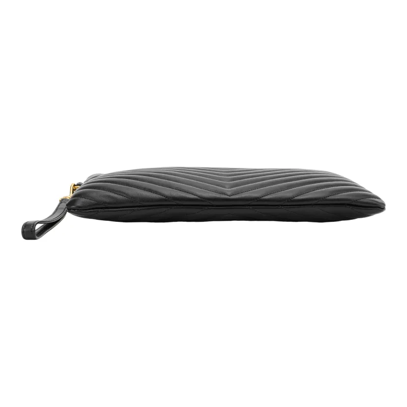 SAINT LAURENT Cassandre Matelassé Quilted Tablet Pouch-3