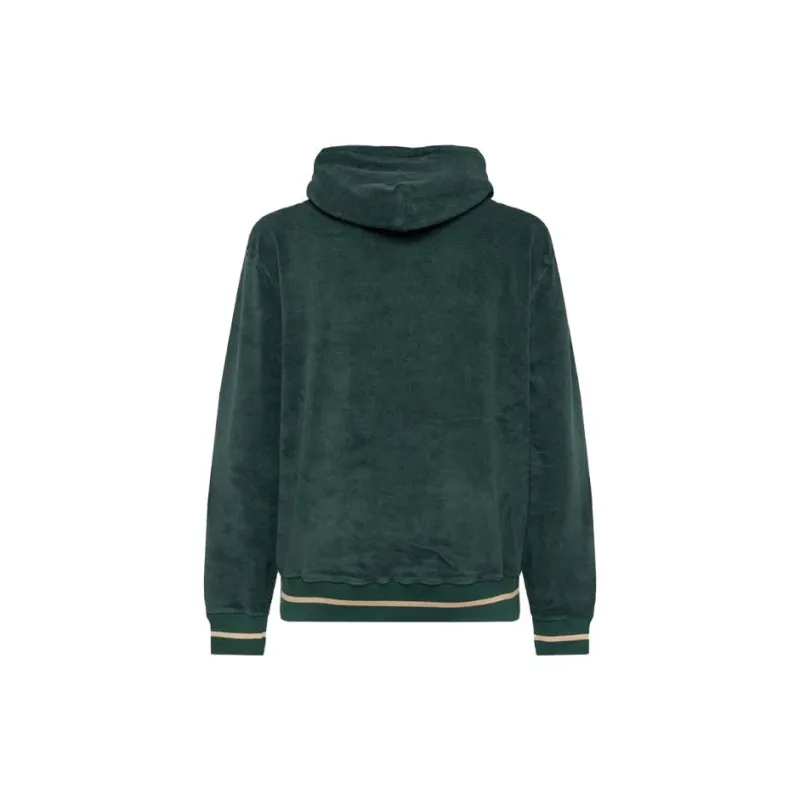 AUTRY X Staple Logo Embroidered Velvet Hoodie-1