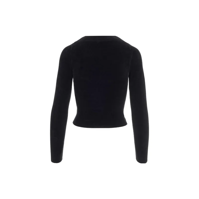 Alexander Wang Scoop neck Cropped Knit Top-1