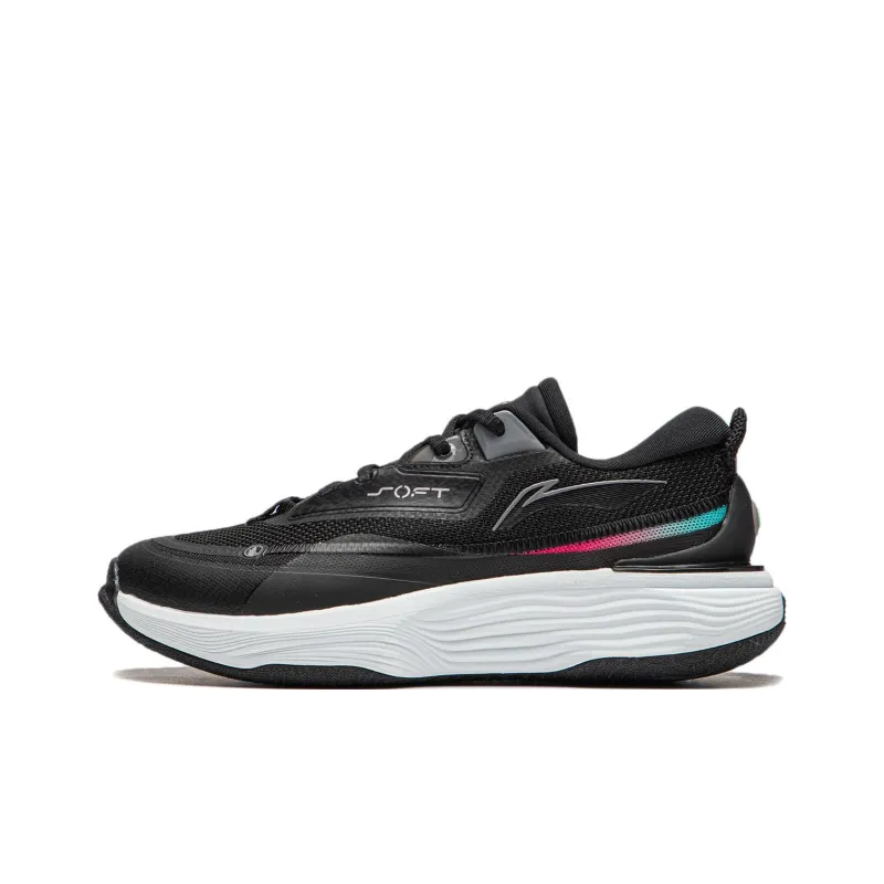 LiNing SOFT WARM Anti Slip Wear Resistant Low Top Casual Shoes Women's Black-0