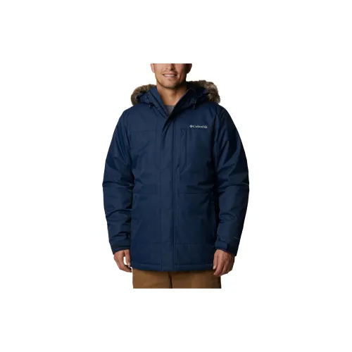 Columbia Leif Trail Jackets Men Navy