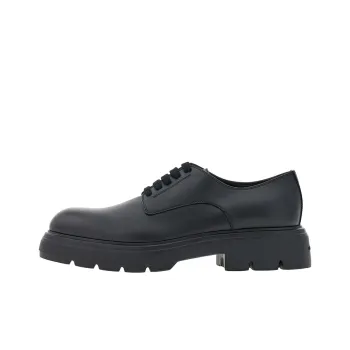FERRAGAMO Lace up Leather Derby Shoes