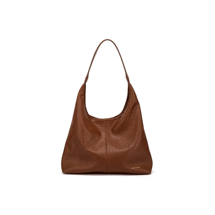 Simvay Clos PU One Shoulder Tote Tote Bag Shopping Bag Shoulder Bag Large Size Women's Ecru/Black/Coffee Brown-14