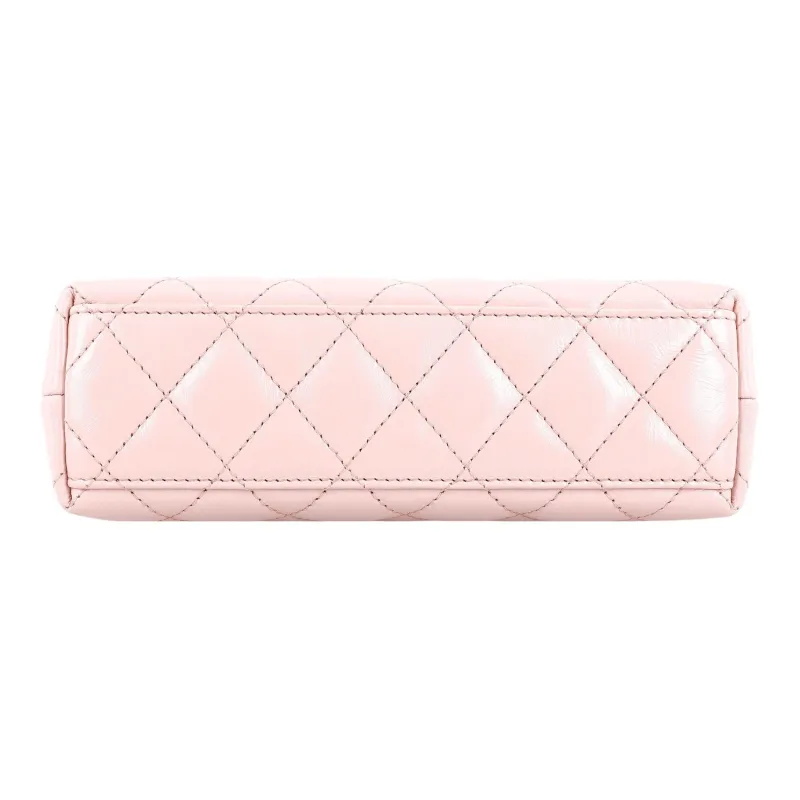 CHANEL Calfskin Crossbody One Shoulder Handbag Mini Women's Light Pink-3
