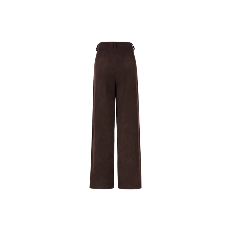 Wen Shan Casual Pants Women's Mocha-3