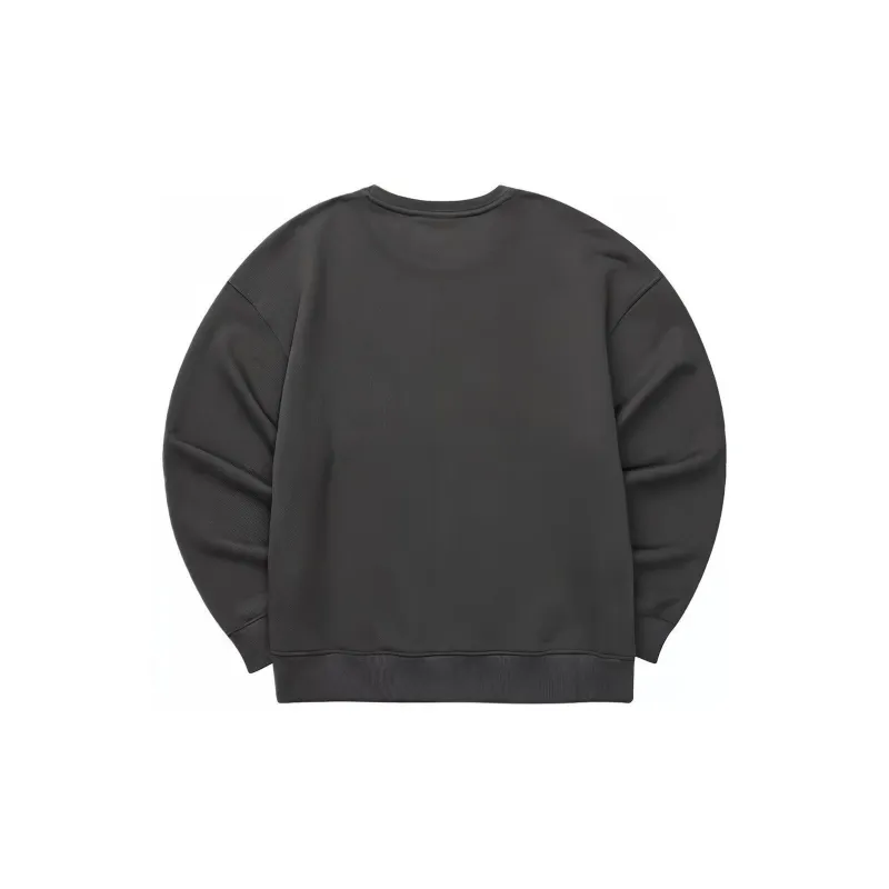 Skechers Skechers X Romantic Crown Co-branded Series Sweatshirt Unisex Oyster Black-1