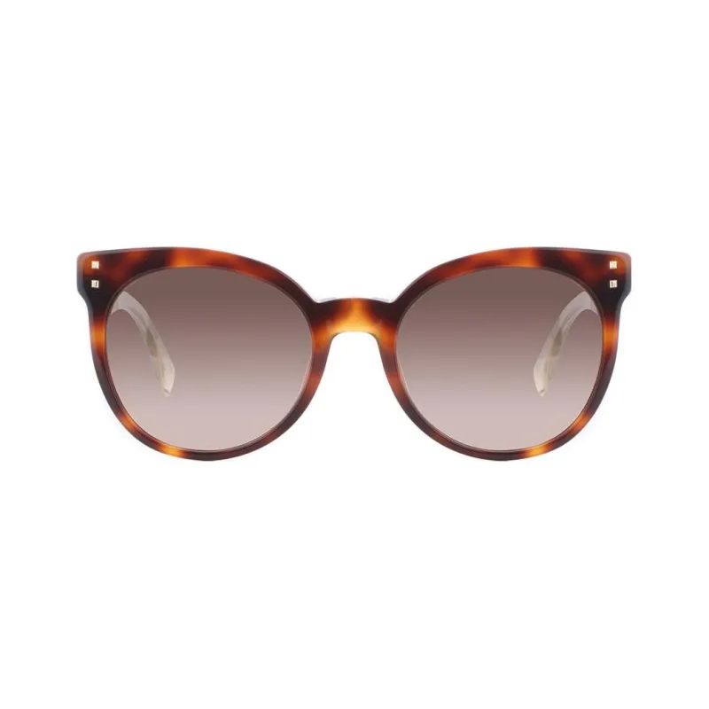 FENDI Acetate Irregular Shape Sunglasses Unisex Multicolor-1