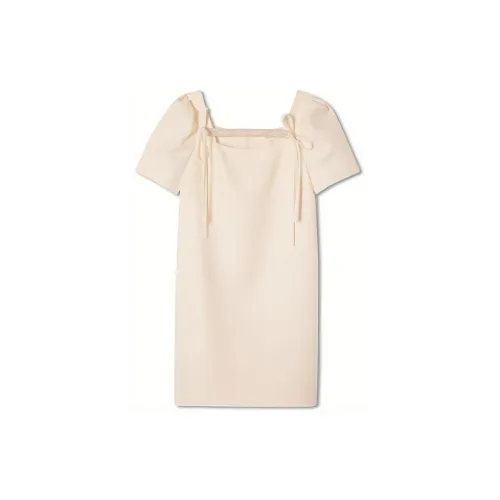 P.Salt Short-Sleeved Dresses Women's Beige