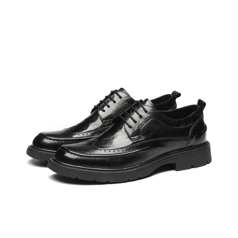 15 MINS Dress Shoes Wedding Shoes Men's Black-2