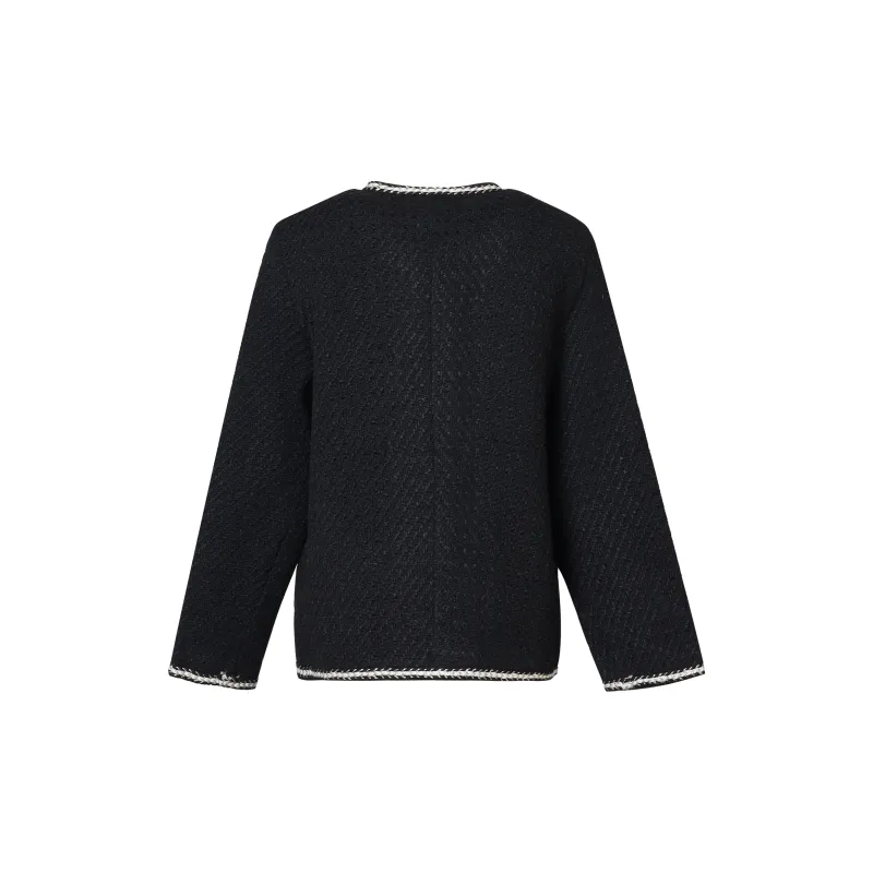 AURORA MUSE Cropped Coats Women's Black-1